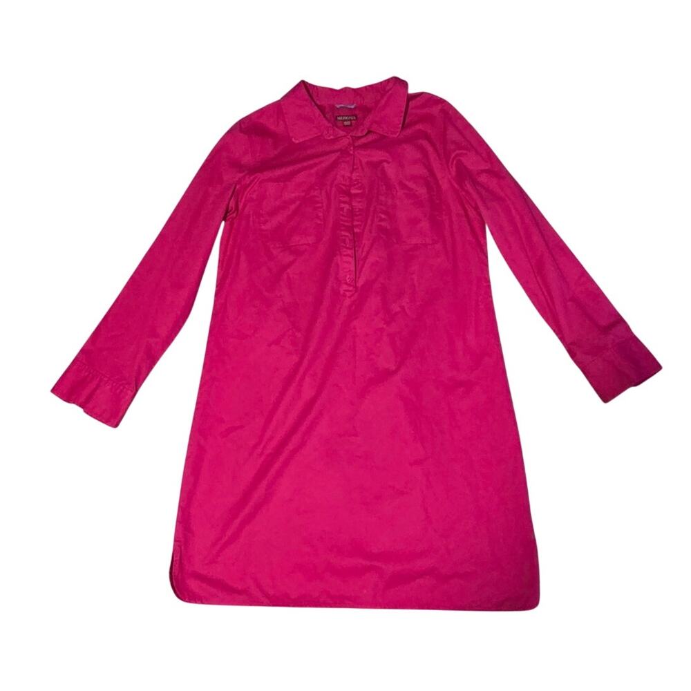 Merona Long Sleeve Shirt Dress in Prom Pink - XL